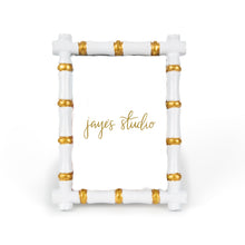 Load image into Gallery viewer, Gracie Chloe Photo Frame, 5x7 | White &amp; Gold
