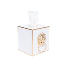 Load image into Gallery viewer, Paws &amp; Claws Tissue Box Cover, White
