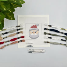 Load image into Gallery viewer, Santa Head Needlepoint Kit
