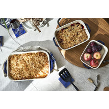Load image into Gallery viewer, 3-Pc Rectangular Baking Dish Set, Dark Blue
