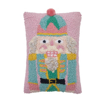 Load image into Gallery viewer, Pink Nutcracker Hook Pillow, 8 x 12&quot;
