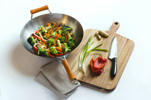 Load image into Gallery viewer, Ken Hom Excellence Carbon Steel Wok, 14"
