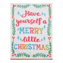 Load image into Gallery viewer, Merry Little Christmas Tea Towel
