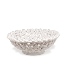 Load image into Gallery viewer, Hand Woven Round Basket, White | Mini
