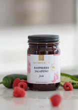 Load image into Gallery viewer, Raspberry Jalapeno Jam, 20 oz
