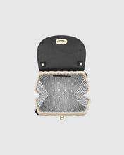 Load image into Gallery viewer, Sandy Raffia Crossbody, Black
