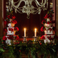 Load image into Gallery viewer, Country Estate Winter Frolic Tulipiere Tower Set of 3, Ruby
