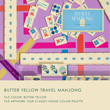 Load image into Gallery viewer, Butter Yellow Travel Mahjong Set
