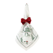 Load image into Gallery viewer, Country Estate Winter Frolic Napkin, Evergreen

