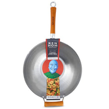 Load image into Gallery viewer, Ken Hom Excellence Carbon Steel Wok, 14"

