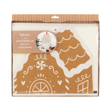 Load image into Gallery viewer, Gingerbread House Canvas Advent Calendar

