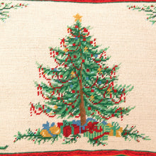 Load image into Gallery viewer, Classic Christmas with Berry Needlepoint Pillow, 16 x 20&quot;
