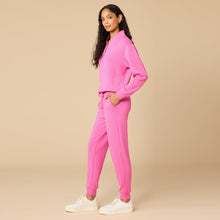 Load image into Gallery viewer, DreamTech ¼ Zip Jogger Set, Fuchsia
