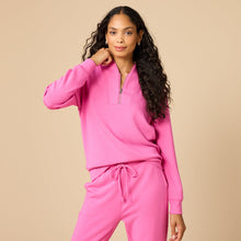 Load image into Gallery viewer, DreamTech ¼ Zip Jogger Set, Fuchsia
