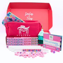 Load image into Gallery viewer, MINI TRAVEL MAHJONG | Mini Anywhere Series | Pink
