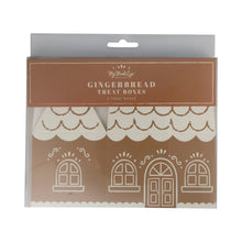 Load image into Gallery viewer, Gingerbread House Gable Treat Boxes, 6ct
