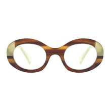 Load image into Gallery viewer, Seraphina | Tortoise &amp; Light Green Blue Light Blocking Readers
