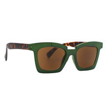Load image into Gallery viewer, Remy | Matte Green &amp; Tortoise Tinted Readers
