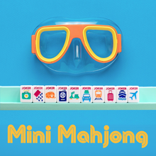 Load image into Gallery viewer, MINI TRAVEL MAHJONG | Mini Anywhere Series | White
