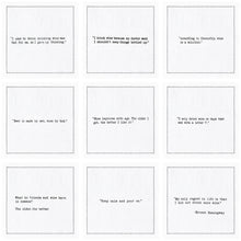 Load image into Gallery viewer, Wine Quotes - White Cotton Cocktail Napkins, 50ct
