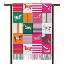 Load image into Gallery viewer, Equestrian Scarf Wrap, Pink
