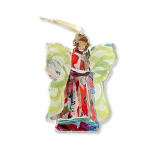 Load image into Gallery viewer, Angel of Glory Acrylic Ornament, Dark Red
