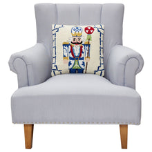 Load image into Gallery viewer, Chinoiserie Nutcracker Hook Pillow, 16x16&quot;
