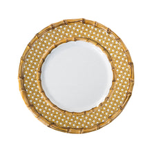 Load image into Gallery viewer, Bamboo Caning Melamine Salad Plate
