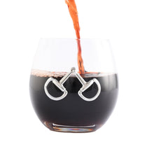 Load image into Gallery viewer, Equestrian Bit Stemless Wine Glasses, Set of 4
