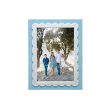 Load image into Gallery viewer, Periwinkle Blue Scallop 5x7 Frame
