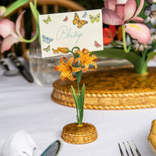 Load image into Gallery viewer, Meadow Walk Tiger Lily Place Card Holder
