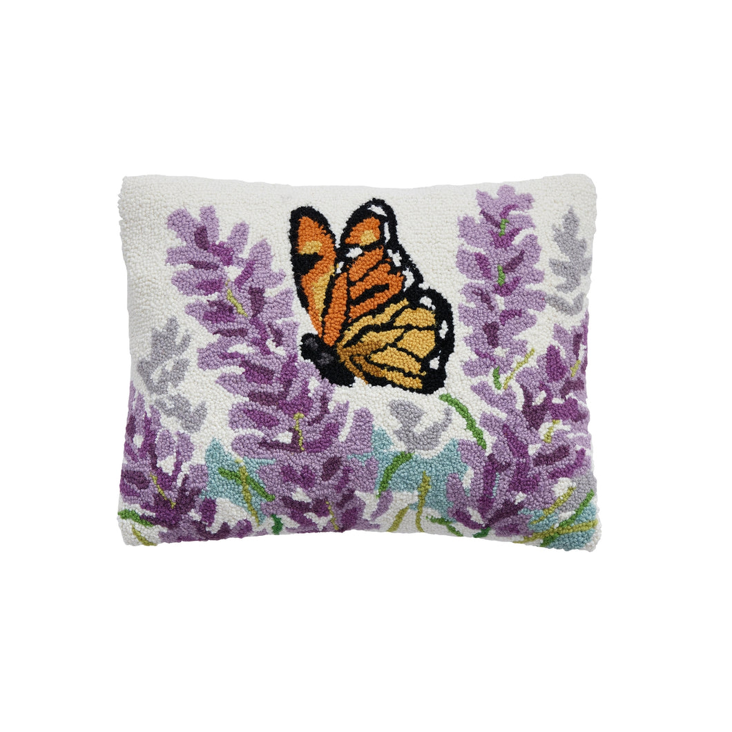 Butterfly Lavender Hook Pillow