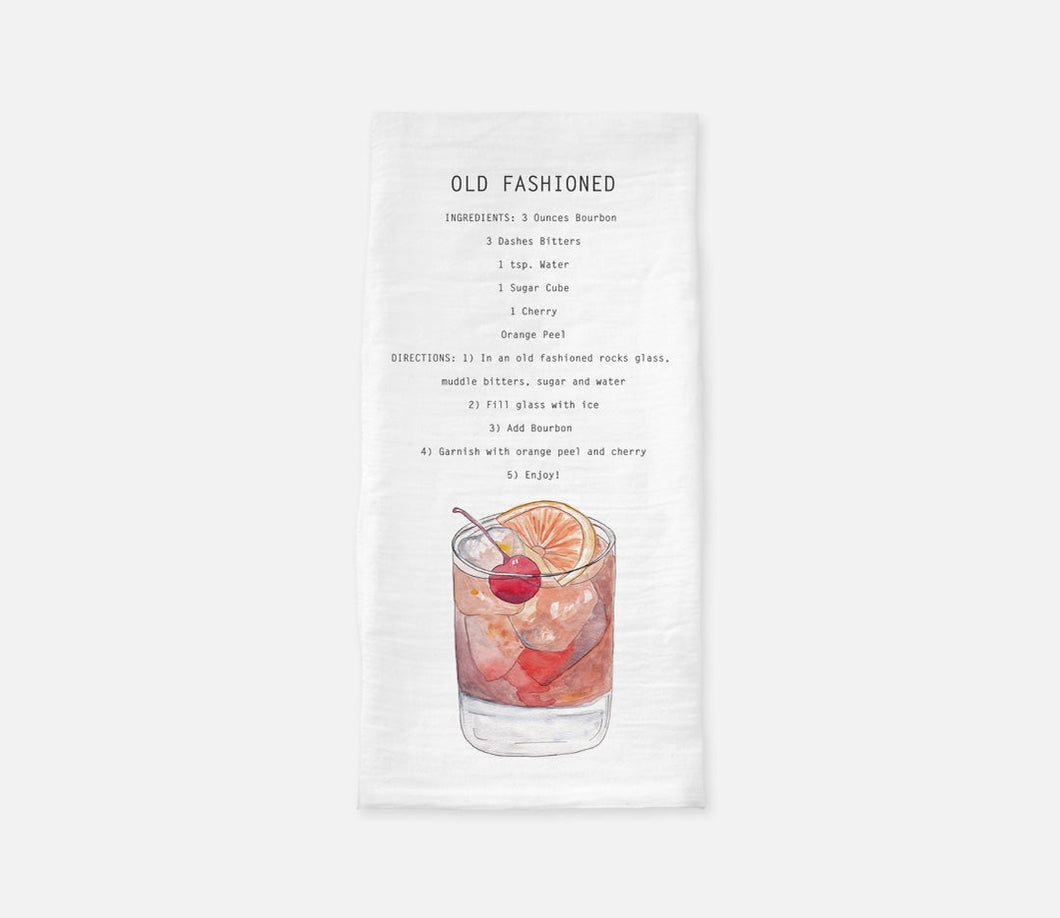 Old Fashioned Recipe Towel