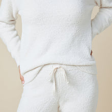Load image into Gallery viewer, Solid Marshmallow V-Neck Lounge Set, Almond

