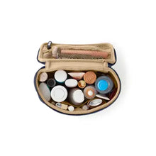 Load image into Gallery viewer, Small Train Case - Navy/ Khaki
