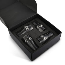 Load image into Gallery viewer, Equestrian Bit Pint Glasses, Set of 4
