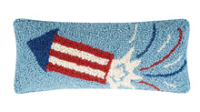 Load image into Gallery viewer, Fireworks Hook Pillow, 12x5"
