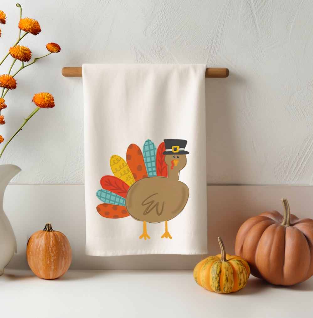 Patchy the Turkey Tea Towel