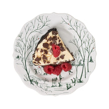Load image into Gallery viewer, Winter Frolic Dessert/Salad Plate, Evergreen
