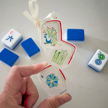 Load image into Gallery viewer, Merry Mahjong Watercolor Acrylic Ornament
