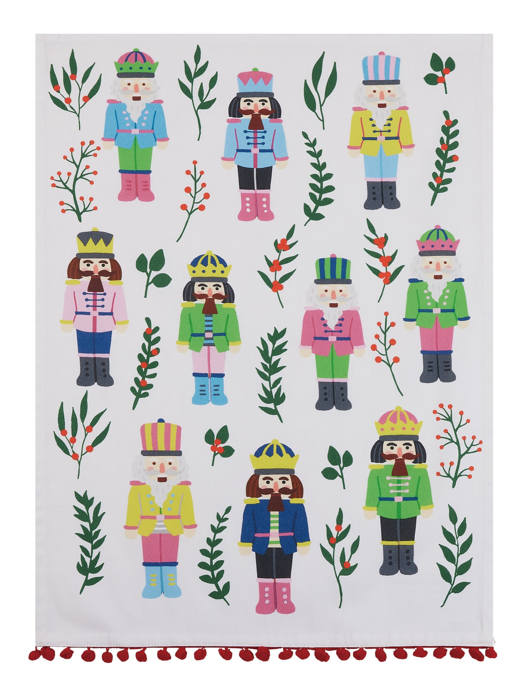 Vintage Nutcrackers Kitchen Towel