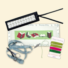 Load image into Gallery viewer, Self-Finishing Needlepoint Bookmark Kit, Mint Condition
