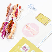 Load image into Gallery viewer, Pink Angel Beginner Needlepoint Kit
