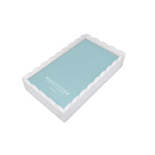 Load image into Gallery viewer, White Scalloped Guest Towel Box with Insert
