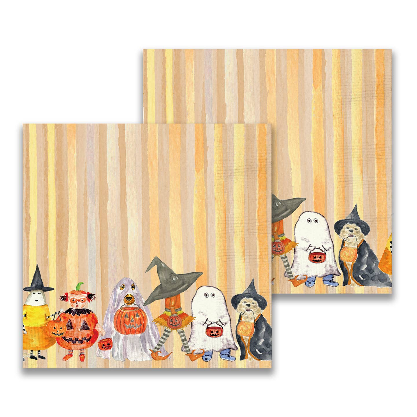 Halloween Gang Cocktail Napkin