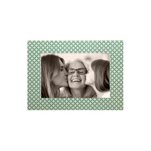 Load image into Gallery viewer, Double Sided Geometric Green and Rosa Pink 4x6 Frame
