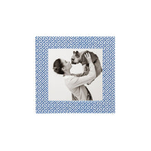 Load image into Gallery viewer, Double Sided Fretwork and Denim Blue 4x4 Frame
