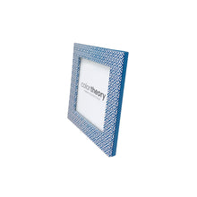 Load image into Gallery viewer, Double Sided Fretwork and Denim Blue 4x4 Frame
