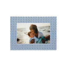 Load image into Gallery viewer, Double Sided Fretwork and Denim Blue 4x6 Frame
