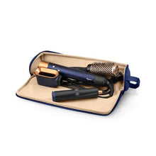 Load image into Gallery viewer, Travel Hair Tools Case - Navy/ Khaki
